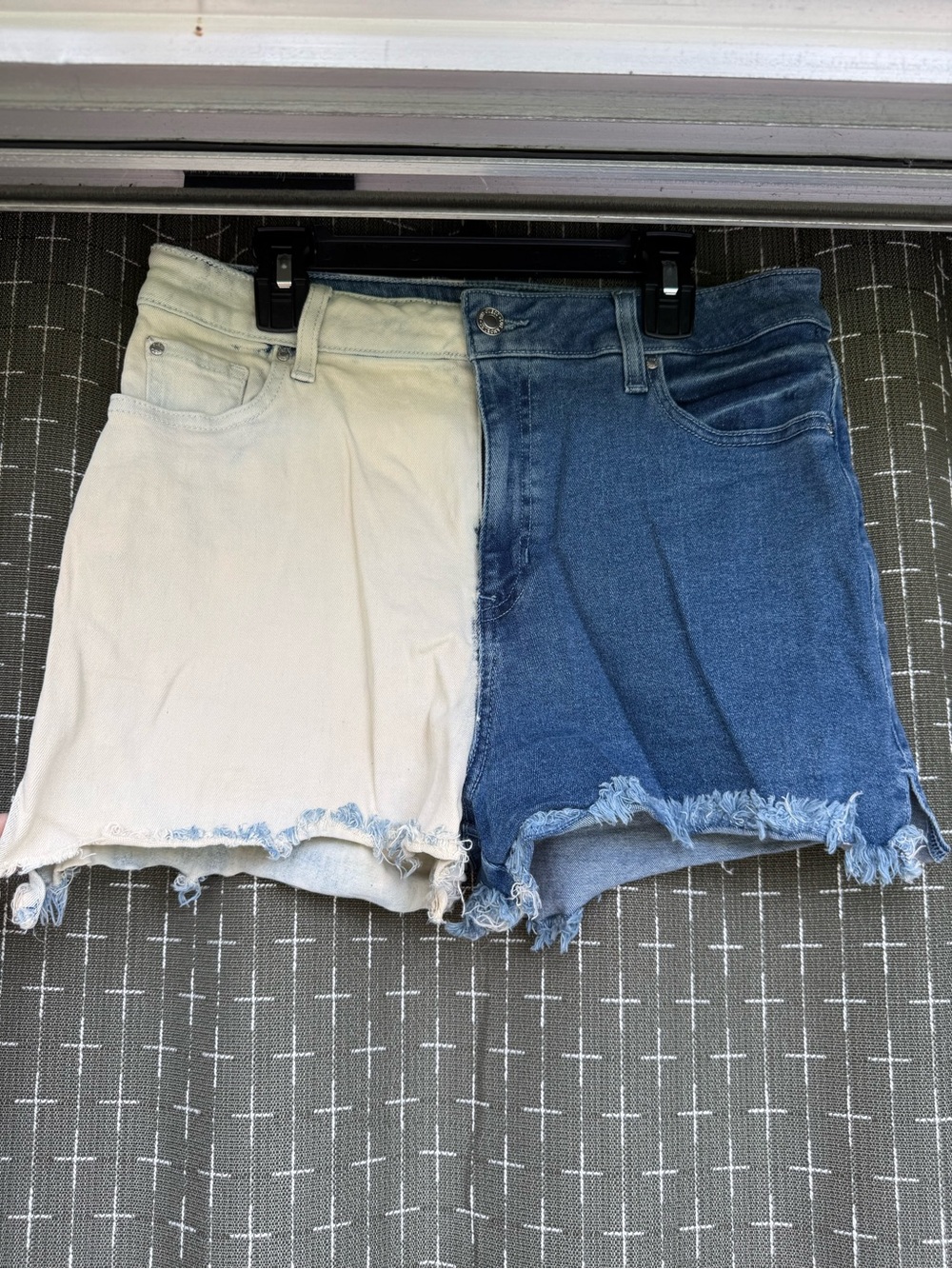 Guess Two-tone Denim Shorts